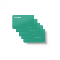 RFID cards - WALLBOX stations compatible only - pack of 5 cards