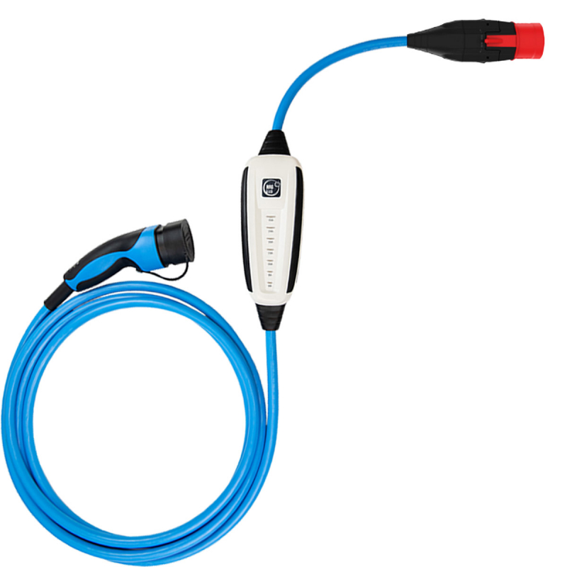 Duosida EV Charging Cable Type 2 - Type 2, 32A, 22kW, 3-phase, 5m