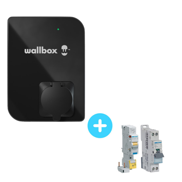 Pack Charging station WALLBOX Copper - 1.4 to 7.4kW - Bluetooth - WiFi - RFID - Carplug