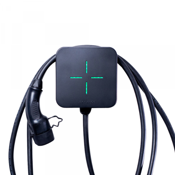 LEKTRI.CO Type 2 charging station - single-phase 7.4kW - WiFi - indoor/outdoor IP54 - 5m cable - Carplug